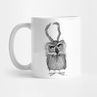 owl with horn Mug